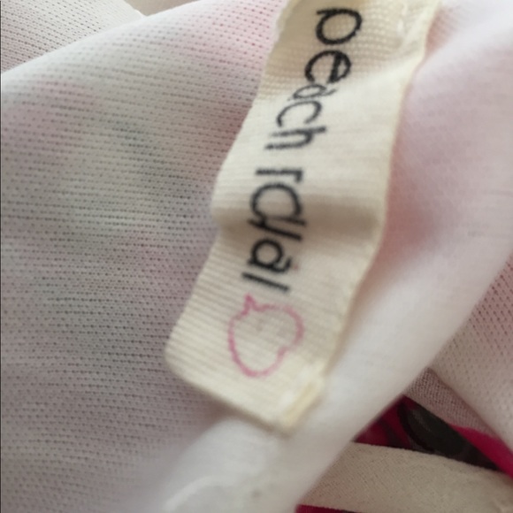 Peach Royal pink floral racer back Small dress - Picture 2 of 7